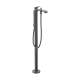 Hansgrohe Vivenis Freestanding Tub Filler Trim With 1.75 Gpm Handshower In Brushed Black Chrome, 75445341