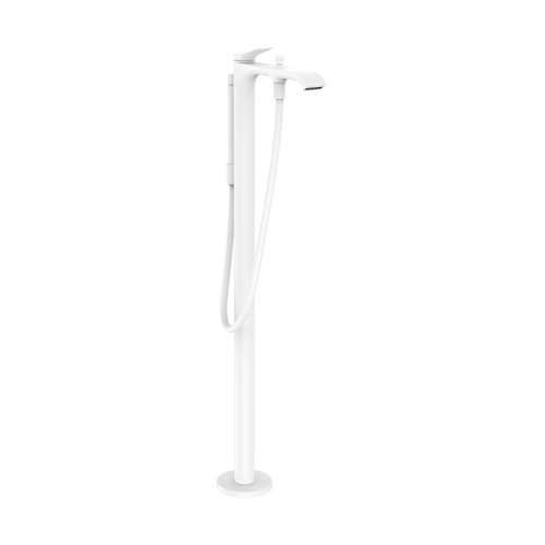 Hansgrohe Vivenis Freestanding Tub Filler Trim With 1.75 Gpm Handshower In Matte White, 75445701