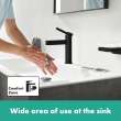 Hansgrohe Finoris Single-Hole Faucet 110 With Pop-Up Drain, 1.2 Gpm In Matte Black, 76020671