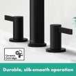Hansgrohe Finoris Wide-Spread Faucet 110 With Pop-Up Drain, 1.2 Gpm In Matte Black, 76033671