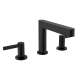 Hansgrohe Finoris Wide-Spread Faucet 110 With Pop-Up Drain, 1.2 Gpm In Matte Black, 76033671