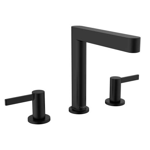 Hansgrohe Finoris Wide-Spread Faucet 160 With Pop-Up Drain, 1.2 Gpm In Matte Black, 76034671