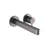 Hansgrohe Finoris Wall-Mounted Single-Handle Faucet Trim, 1.2 Gpm In Brushed Black Chrome, 76050341