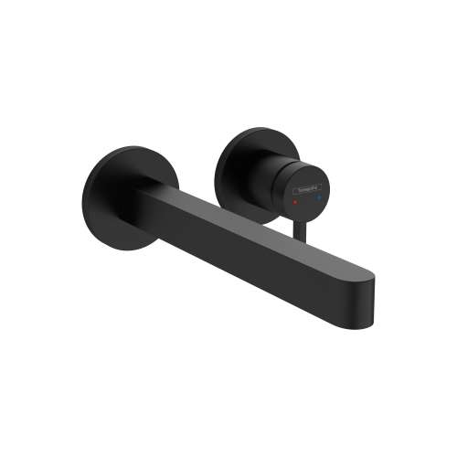 Hansgrohe Finoris Wall-Mounted Single-Handle Faucet Trim, 1.2 Gpm In Matte Black, 76050671