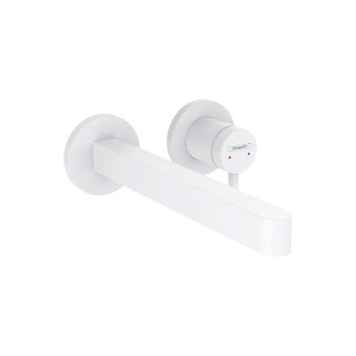 Hansgrohe Finoris Wall-Mounted Single-Handle Faucet Trim, 1.2 Gpm In Matte White, 76050701