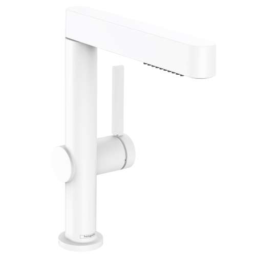 Hansgrohe Finoris Single-Hole Faucet 230 With 2-Spray Pull-Out, 1.2 Gpm In Matte White, 76063701