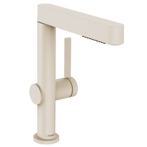 Hansgrohe Finoris Single-Hole Faucet 230 With 2-Spray Pull-Out, 1.2 Gpm In Brushed Nickel, 76063821