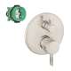 K04230-01850BN Ecostat S Thermostatic Trim with Volume Control with Rough-In in Brushed Nickel