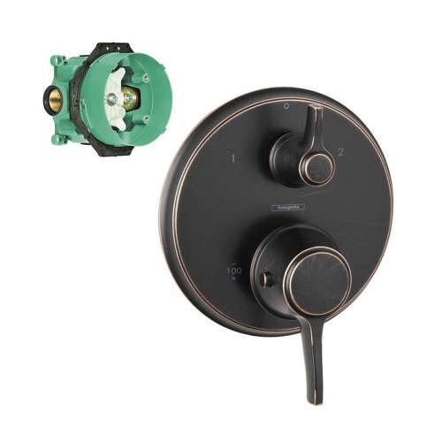 K15752-01850RB Ecostat C Thermostatic Trim with Volume Control with Rough-In in Rubbed Bronze