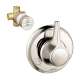 K15934-15930PN C Trio/Quattro Trim with 3-Way Diverter Rough-In in Polished Nickel