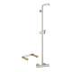 KS04536-16181BN Croma Showerpipe Without Showerhead and Handshower, Thermostatic Basic Set Included in Brushed Nickel