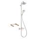 KS27115-16181BN Raindance S 240 Showerpipe, Thermostatic Basic Set Included in Brushed Nickel