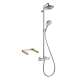 KS27115-16181CR Raindance S 240 Showerpipe, Thermostatic Basic Set Included in Chrome