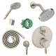 KSH04447-04342-14BN Raindance Shower Faucet Kit with Handshower PBV Trim with Diverter and Rough-in in Brushed Nickel