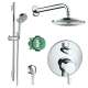 KSH04447-27474-66PC Raindance Shower Faucet Kit with Handshower Wallbar PBV Trim with Diverter and Rough-in in Chrome