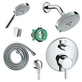 KSH04447-27495-14 Raindance Shower Faucet Kit with Handshower PBV Trim with Diverter and Rough-in
