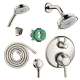 KSH04449-04070-72PN Croma Shower Faucet Kit with Handshower PBV Trim with Diverter and Rough-in in Polished Nickel