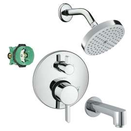 KST04447-27486-13 Raindance Shower Faucet Kit with Tub Spout PBV Trim with Diverter and Rough-in