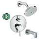 KST04447-27486-13PC Raindance Shower Faucet Kit with Tub Spout PBV Trim with Diverter and Rough-in in Chrome