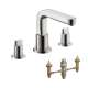 KT31436-06607CR Metris S 2-Handle Roman Tub Faucet with Full Handles and Rough-In in Chrome