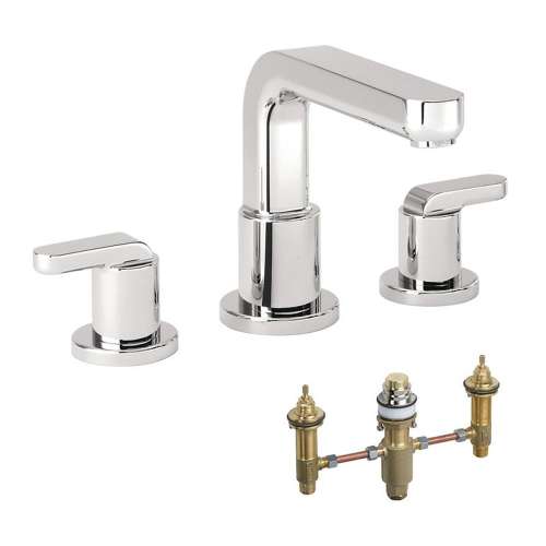 Metris S 2-Handle Roman Tub Faucet With Lever Handles And Rough-In