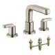 KT31438-06607BN Metris S 2-Handle Roman Tub Faucet with Lever Handles and Rough-In in Brushed Nickel