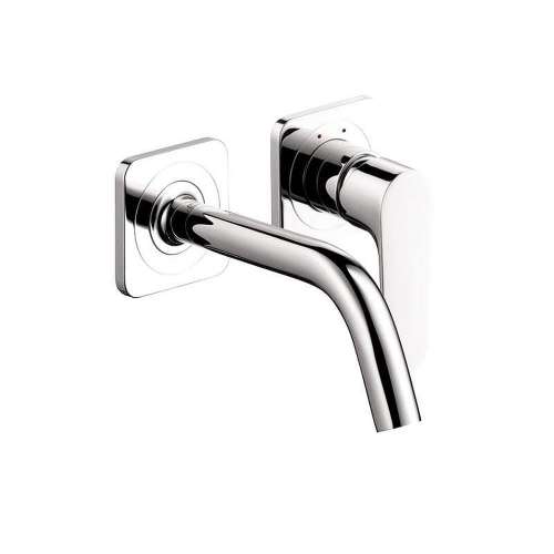 Bathroom Faucet Wall Mount Faucet with Lever Handle - Less Valve