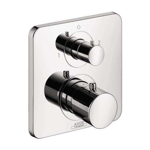Thermostatic Valve Trim with Integrated Diverter and Volume Controls - Less Valve