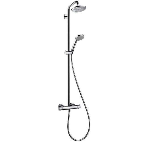 Showerpipe Shower System with 1.75pgm Multi-Function Hand Shower, 63in Hose and Shower Head - Eco Right 2.0 gpm