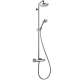 27169001 Croma Showerpipe Shower System with 1.75pgm Multi-Function Hand Shower, 63in Hose and Shower Head - Eco Right 2.0 gpm in Chrome