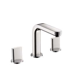 Metris S Widespread Bathroom Faucet With Knob Handles
