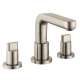 31436821 Metris S Roman Tub Filler Faucet Non Diverter with Metal Knob Handles Less Valve in Brushed Nickel