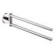 40512000 S/E Accessories 15in Dual Swivel Towel Bar in Chrome