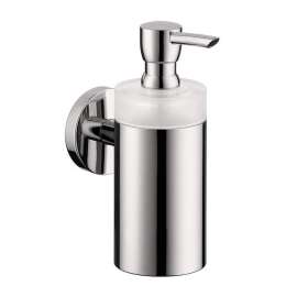Soap Dispenser Wall Mounted with Frosted Glass Tumbler
