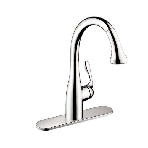 04066000 Allegro E Pull-Down Kitchen Faucet Gourmet with High-Arc Spout, Magnetic Docking and Locking Spray Diverter in Chrome