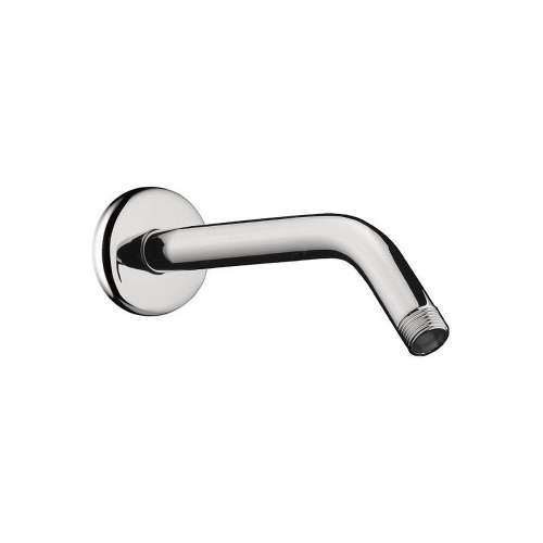 Standard 9in Shower Arm with Escutcheon Plate and 1/2in Male Inlet