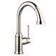 04215830 Talis C Pull-Down Kitchen Faucet with High-Arc Spout, Magnetic Docking, and Locking Spray Diverter in Polished Nickel