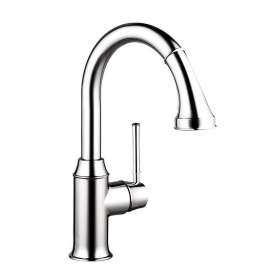 Talis C Pull-Down Kitchen Faucet With High-Arc Spout, Magnetic Docking, And Locking Spray Diverter