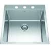 Brookmore 20-In Lr X 20.9-In Fb X 9-In Dp Drop In Single Bowl Stainless Steel Sink, Bsl2120-9-3N