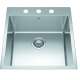 Brookmore 20-In Lr X 20.9-In Fb X 9-In Dp Drop In Single Bowl Stainless Steel Sink, Bsl2120-9-3N