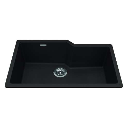 Granite Series 30.69-In Lr X 19.69-In Fb Undermount Single Bowl Granite Kitchen Sink In Mocha