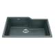 Granite Series 30.69-In Lr X 19.69-In Fb Undermount Single Bowl Granite Kitchen Sink In Stone Grey