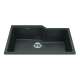 Granite Series 30.69-In Lr X 19.69-In Fb Undermount Single Bowl Granite Kitchen Sink In Slate Grey