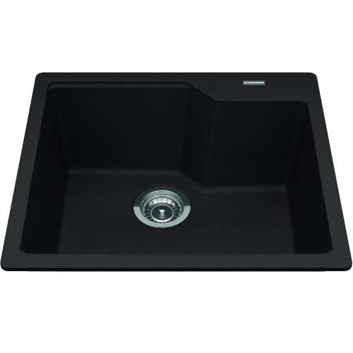 Granite Series 22.06-In Lr X 19.69-In Fb X 9.06-In Dp Drop In Single Bowl Granite Kitchen Sink, Mgsm2022-9Esn