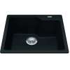 Granite Series 22.06-In Lr X 19.69-In Fb X 9.06-In Dp Drop In Single Bowl Granite Kitchen Sink, Mgsm2022-9Mbkn