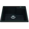 Granite Series 22.06-In Lr X 19.69-In Fb X 9.06-In Dp Drop In Single Bowl Granite Kitchen Sink, Mgsm2022-9Onn