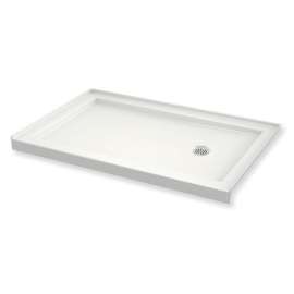 410004-501-001 - MAAX B3Round 60-in x 30-in Rectangular Acrylic Alcove Shower Base