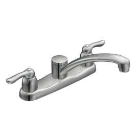 Chateau 7906 Double Handle Kitchen Faucet in Chrome