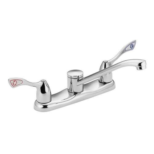M-BITION 8798 Double Handle Kitchen Faucet in Chrome