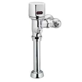 1.6 GPF Toilet Flushometer with 1-1/2in Top Spud in Chrome